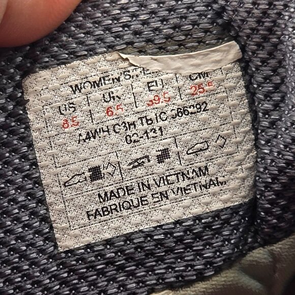 The North Face Hedgehog Guide Womens Size 8.5 Gray Blue GTX Hiking Shoes Camp - Picture 6 of 13